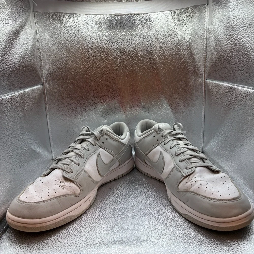 Size 12 Nike Dunk Low Retro Gray Fog White Mens Athletic Shoes‎ DD1391-103